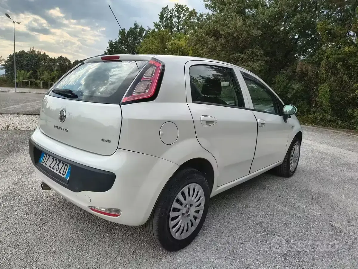 Usata Fiat Punto Evo 70 CV (51 kW) 2009 Bianco Utilitaria