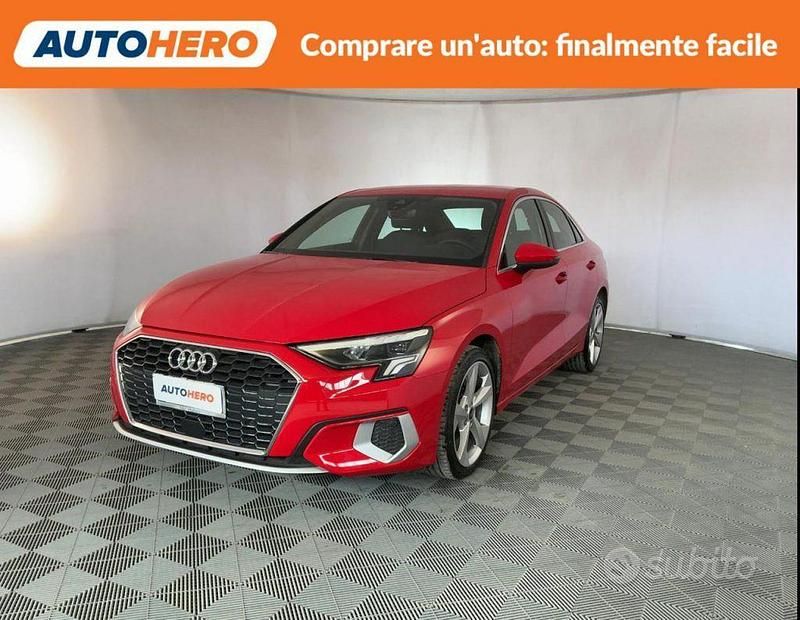 Usata Audi A3 Advanced 150 CV (110 kW) 2022 Rosso Berlina