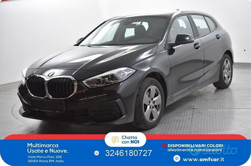 Usata BMW 118 Advantage 150 CV (110 kW) 2022 Nero Utilitaria