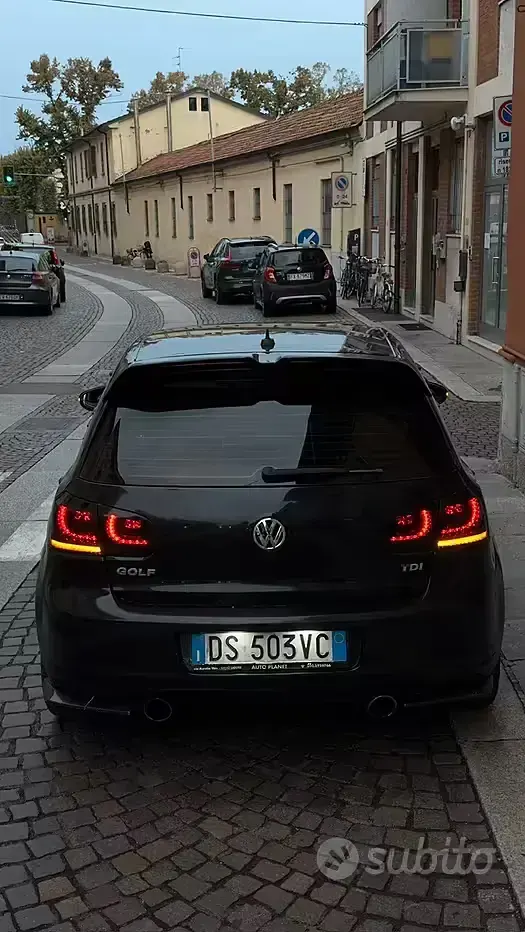 Usata VW Golf VI 110 CV (80 kW) 2008 Nero Utilitaria