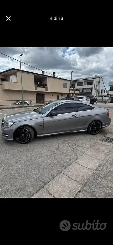 Usata Mercedes C220 170 CV (125 kW) 2012 Nero Coupé
