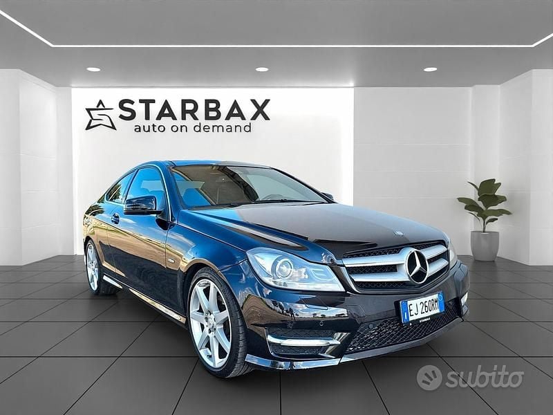 Usata Mercedes C220 Avantgarde 170 CV (125 kW) 2012 Nero Coupé