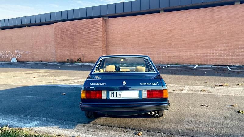 Usata Maserati Biturbo 203 CV (149 kW) 1987 Blu/azzurro Berlina