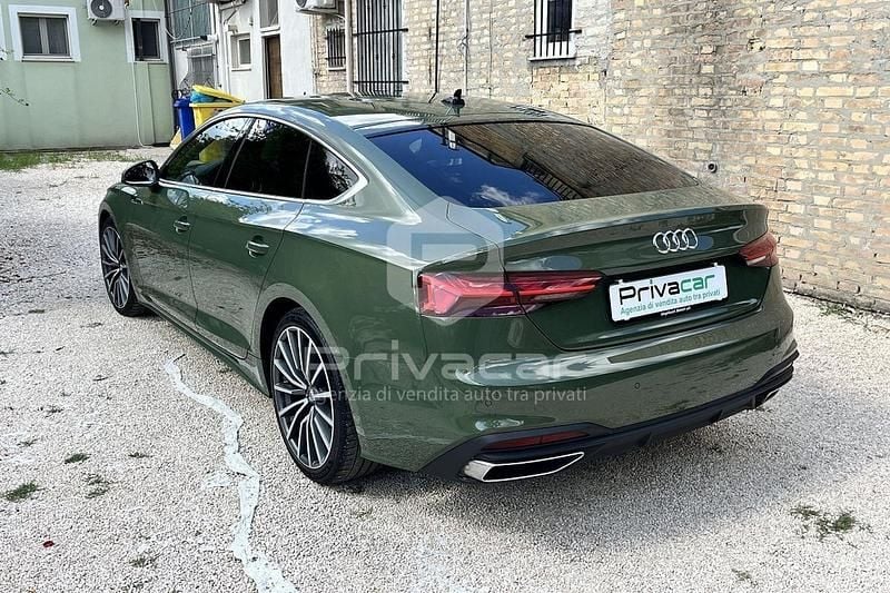 Usata Audi A5 Comfort 170 CV (125 kW) 2020 Verde Berlina