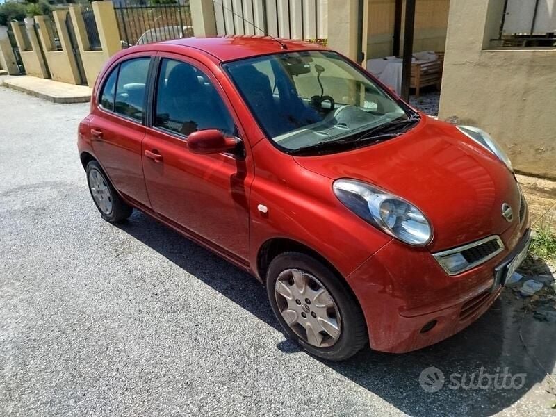 Usata Nissan Micra 2008 Rosso Utilitaria