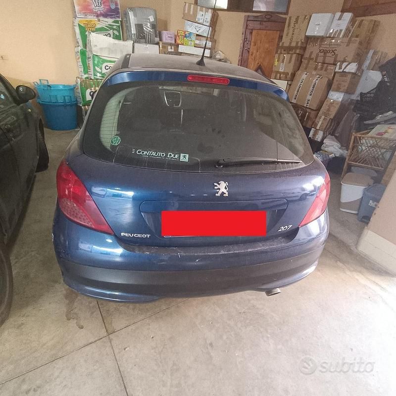 Usata Peugeot 207 90 CV (66 kW) 2007 Blu Utilitaria