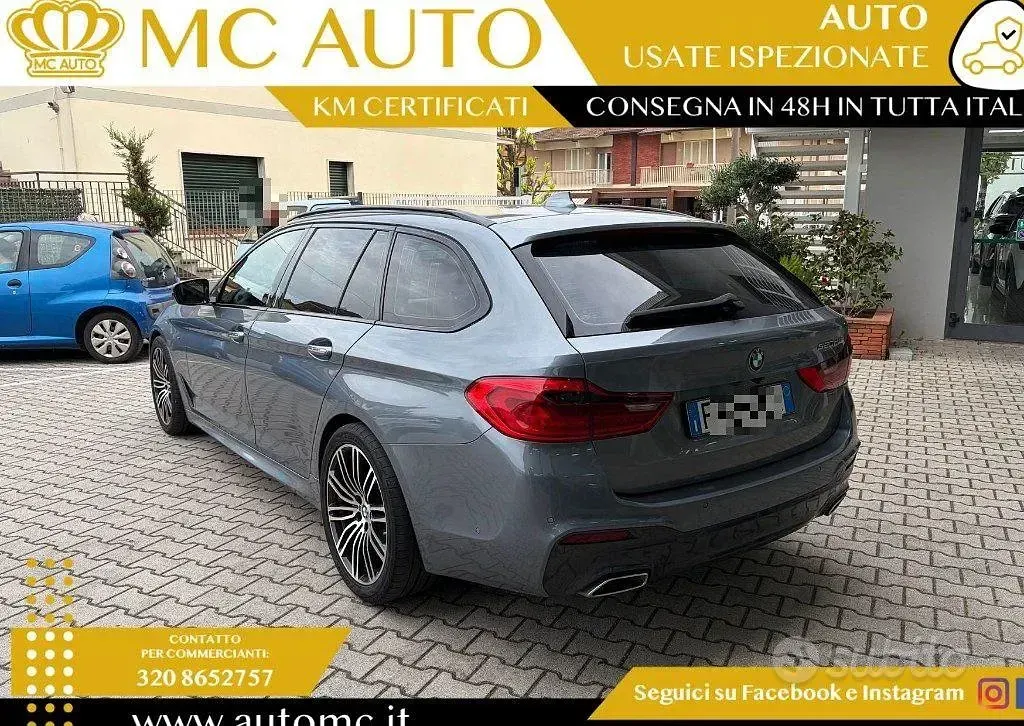 Usata BMW 520 M Sport 190 CV (139 kW) 2018 Grigio scuro Station wagon