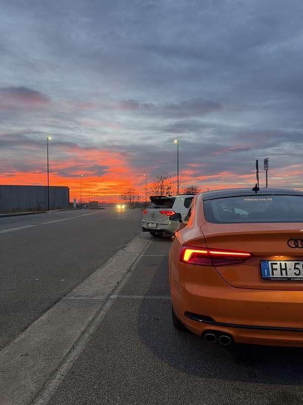 Usata Audi A5 Sportback Business 190 CV (139 kW) 2017 Arancione Utilitaria