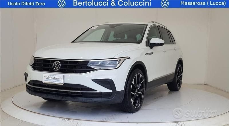 Usata VW Tiguan Life 150 CV (110 kW) 2021 Bianco SUV