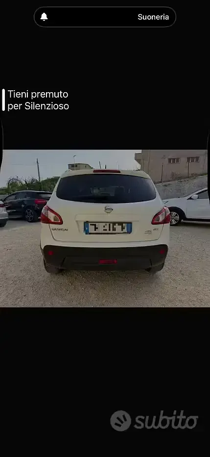 Usata Nissan Qashqai Tekna 110 CV (80 kW) 2013 Bianco SUV