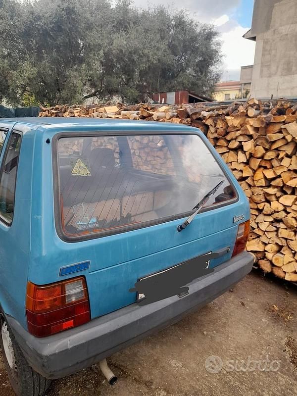 Occasion Fiat Uno 45 ch (33 kW) 1988 Bleue Citadine