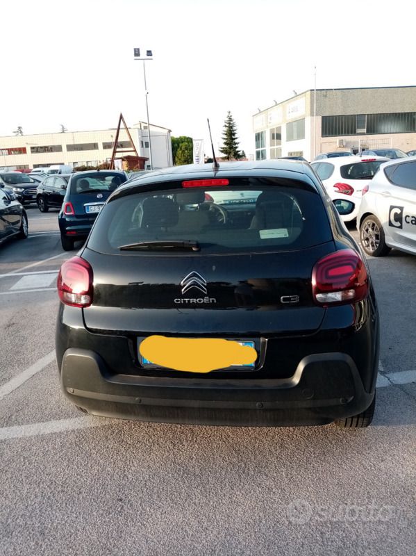 Usata Citroën C3 PureTech 2022 Nero Utilitaria