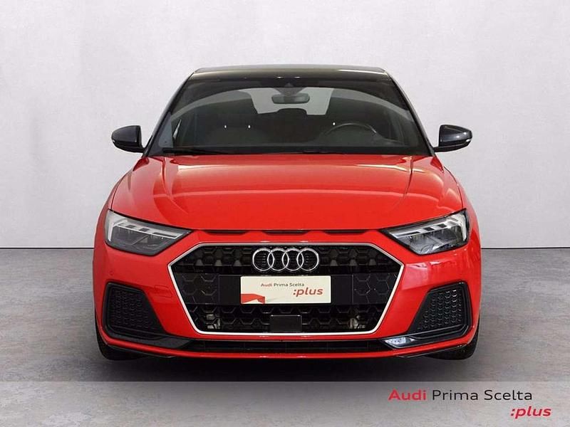 Usata Audi A1 Sportback 116 CV (85 kW) 2020 Rosso misano perla grigio manh Utilitaria