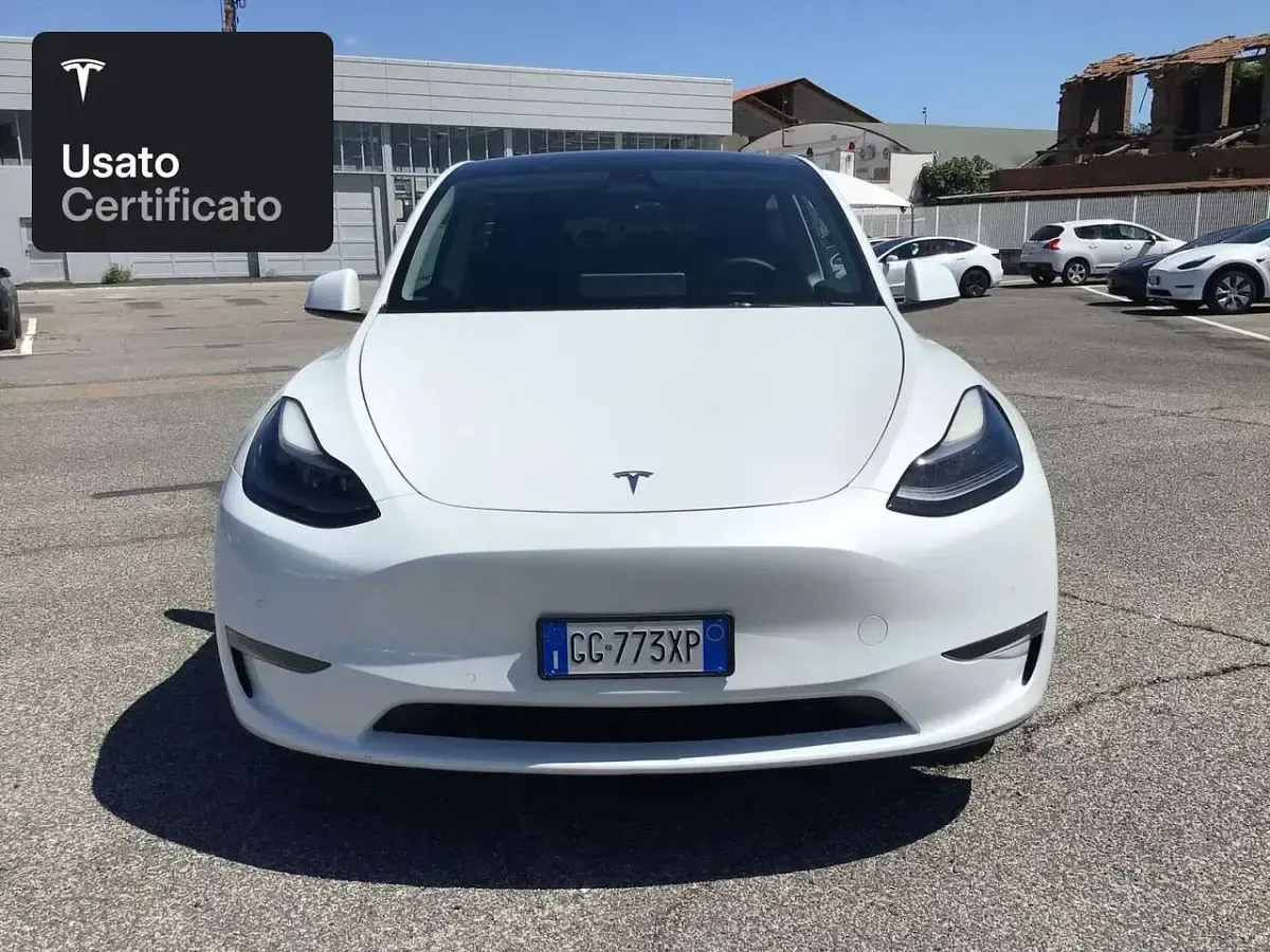 Usata Tesla Model Y Long Range AWD 258 kW (351 CV) 2021 Pearl white multicoat SUV