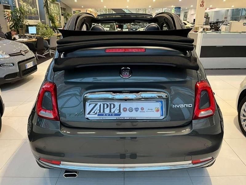 Usata Fiat 500C Lounge 69 CV (50 kW) 2021 Grigio Cabrio
