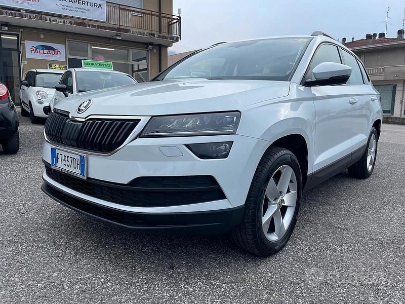 Usata Skoda Karoq Executive 116 CV (85 kW) 2018 Bianco SUV