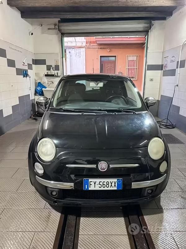 Usata Fiat 500 2009 Nero Cabrio