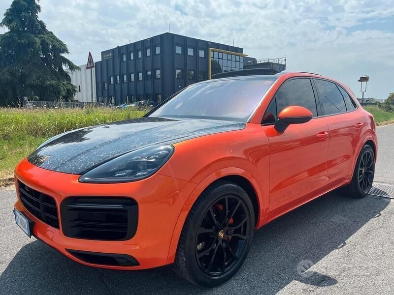 Arancione Usata 2019 Porsche Cayenne SUV | 54.990 € (Buon prezzo) - Immagine 1/4