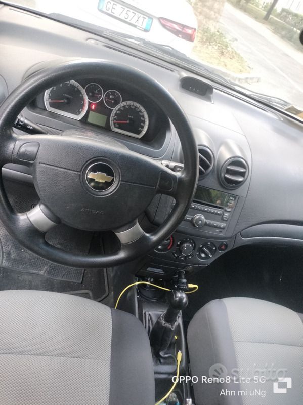 Usata Chevrolet Aveo 84 CV (61 kW) 2008 Grigio Utilitaria