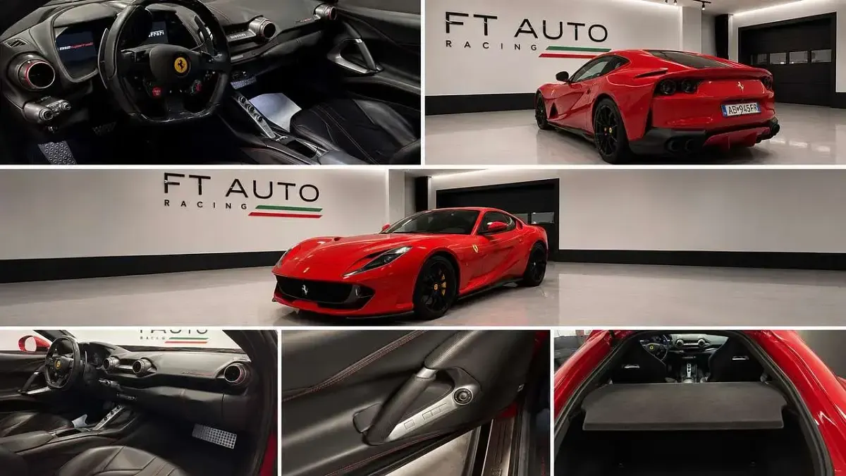Usata Ferrari 812 799 CV (587 kW) 2019 Rosso Coupé
