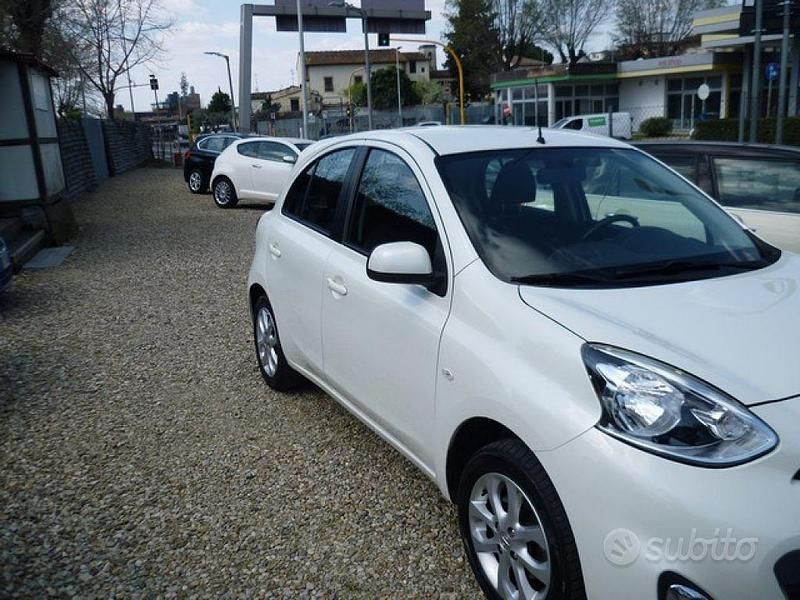 Usata Nissan Micra Acenta 80 CV (58 kW) 2016 Bianco Utilitaria