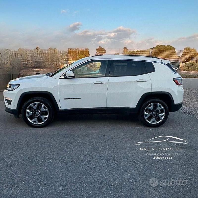 Usata Jeep Compass Limited 140 CV (102 kW) 2018 Bianco SUV