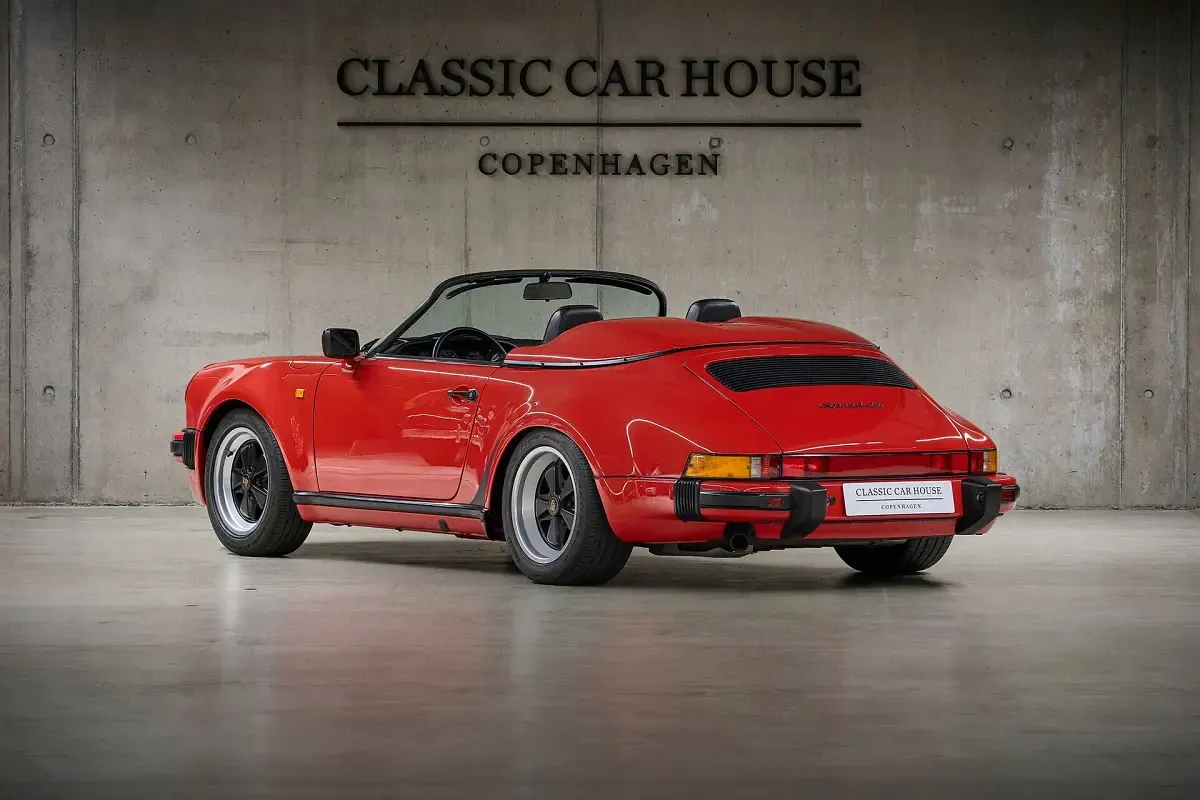 Usata Porsche 911 Speedster 231 CV (169 kW) 1989 Rosso Cabrio
