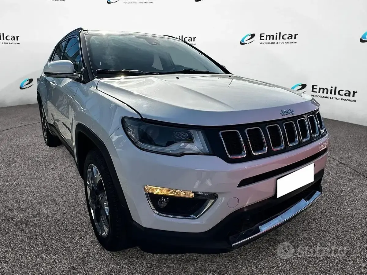 Usata Jeep Compass Limited 170 CV (125 kW) 2018 Bianco SUV