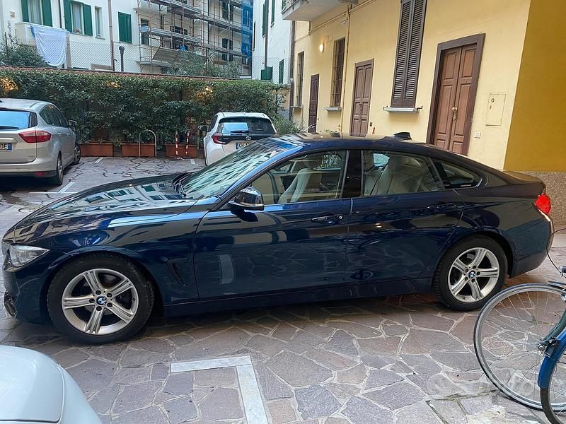 Usata BMW 418 Gran Coupé Comfort Edition 143 CV (105 kW) 2015 Blu Coupé