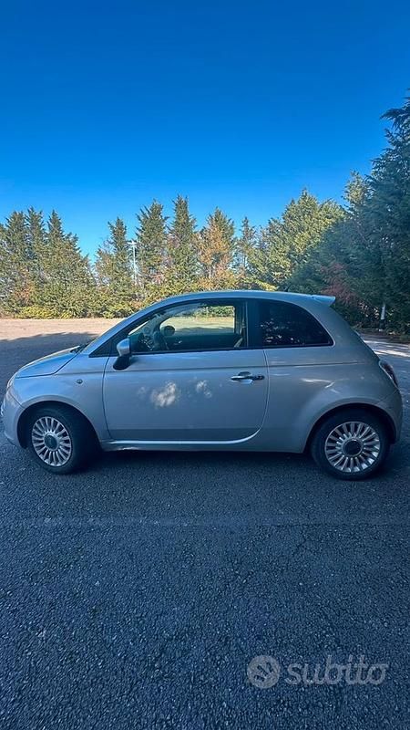 Usata Fiat 500 75 CV (55 kW) 2009 Grigio Utilitaria