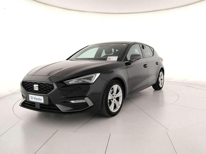 Usata Seat Leon FR 110 CV (80 kW) 2020 Nero midnight Berlina