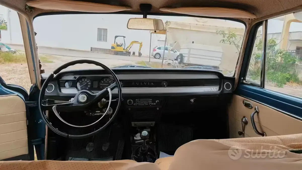 Begagnad Lancia Fulvia 1970 Blå Sedan