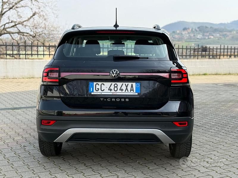 Usata VW T-Cross Style 95 CV (69 kW) 2020 Nero SUV