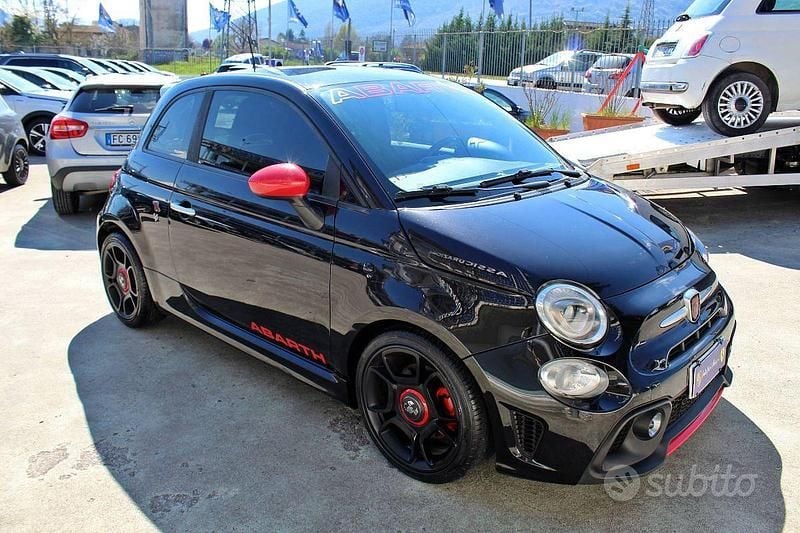 Usata Abarth 595 Pista 162 CV (119 kW) 2018 Nero Utilitaria