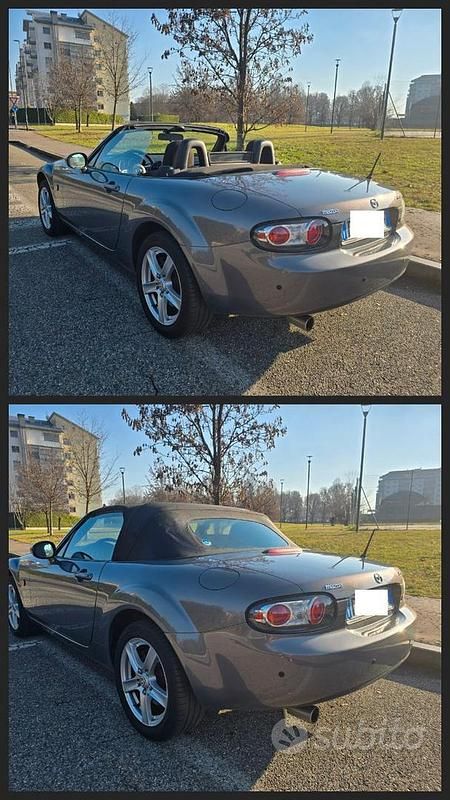 Usata Mazda MX5 126 CV (92 kW) 2006 Grigio Cabrio