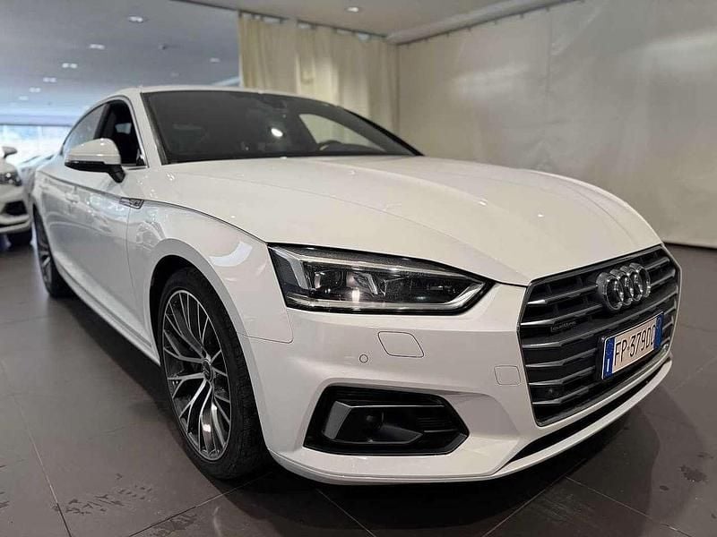 Usata Audi A5 252 CV (185 kW) 2018 Bianco Coupé