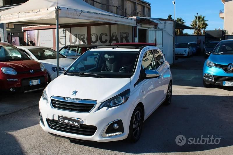 Usata Peugeot 108 Active 82 CV (60 kW) 2014 Bianco Utilitaria