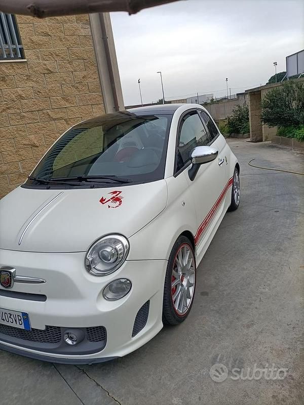 Usata Abarth 500 180 CV (132 kW) 2014 Bianco Berlina