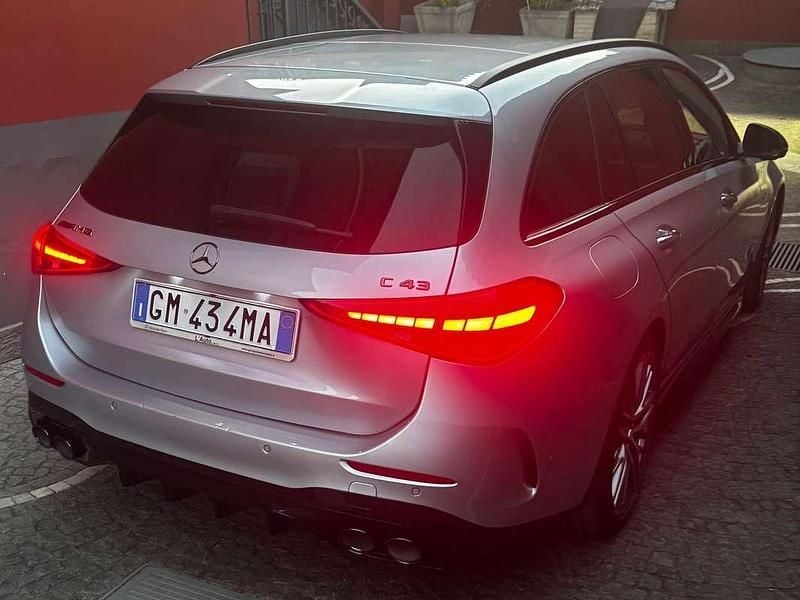 Usata Mercedes C43 AMG Premium 408 CV (300 kW) 2023 Argento Station wagon