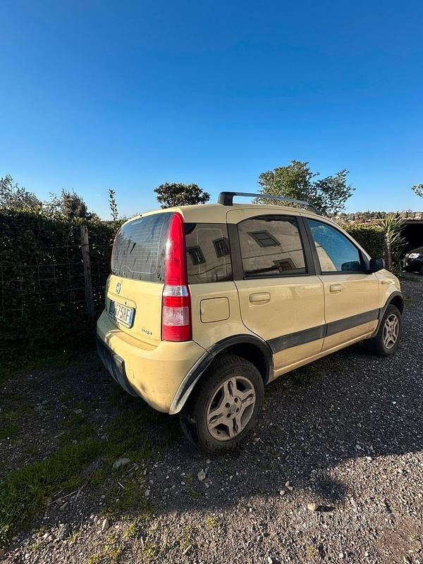 Usata Fiat Panda 4x4 69 CV (50 kW) 2007 Giallo Utilitaria