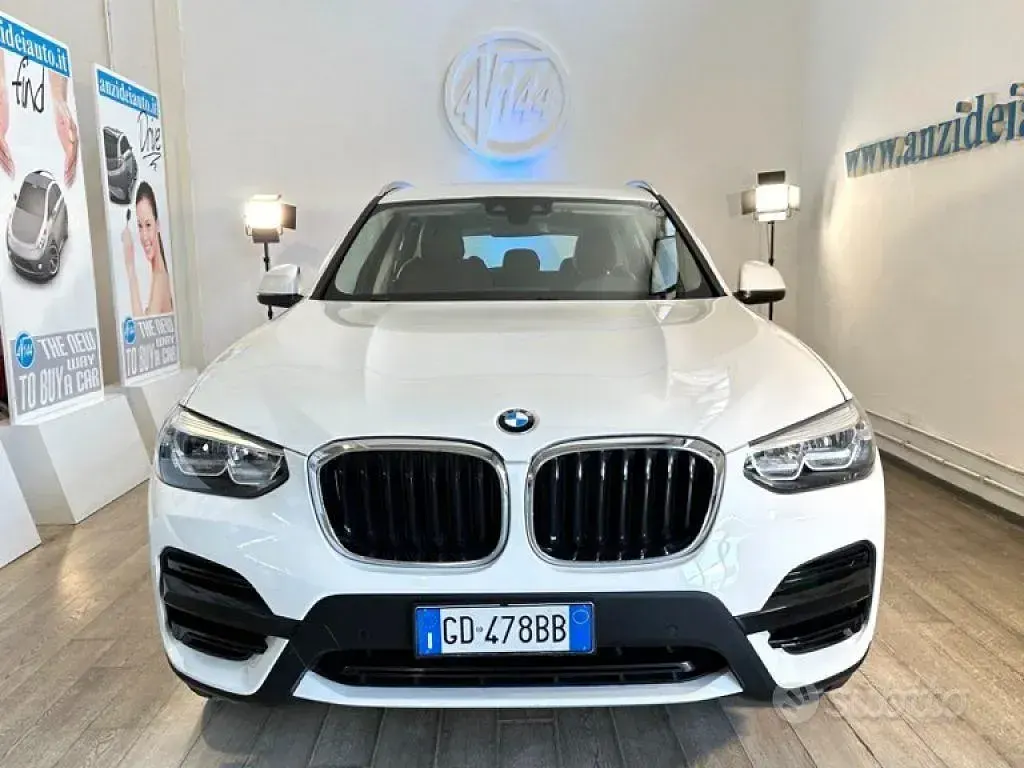 Usata BMW X3 Advantage 190 CV (139 kW) 2020 Bianco pastello SUV