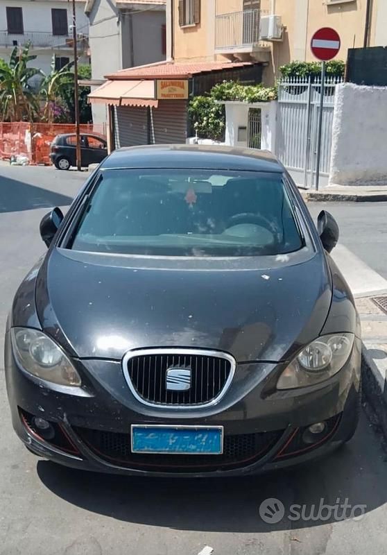 Usata Seat Leon 105 CV (77 kW) 2008 Nero Berlina
