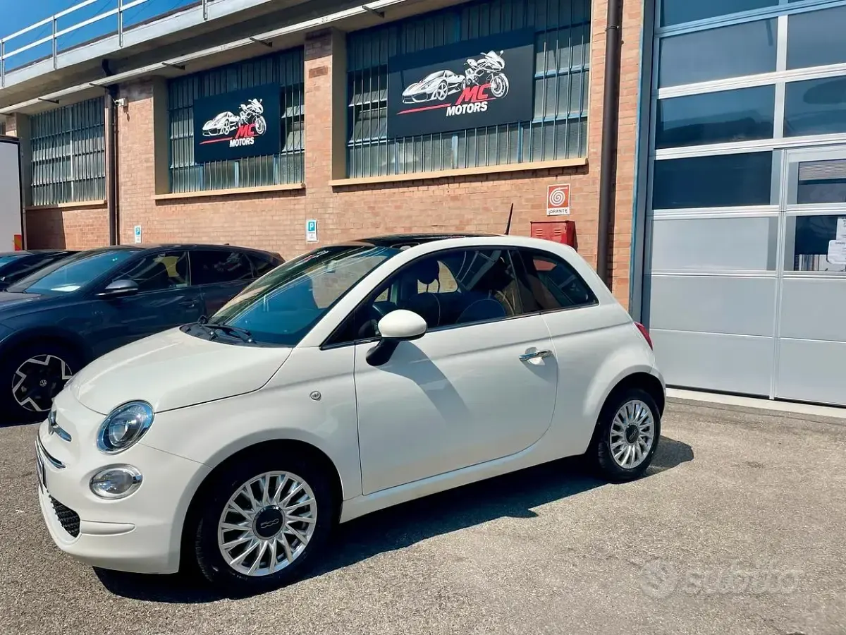 Usata Fiat 500 Lounge 86 CV (63 kW) 2019 Bianco Utilitaria