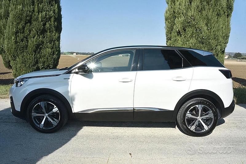 Usata Peugeot 3008 GT-line 131 CV (96 kW) 2018 Bianco SUV