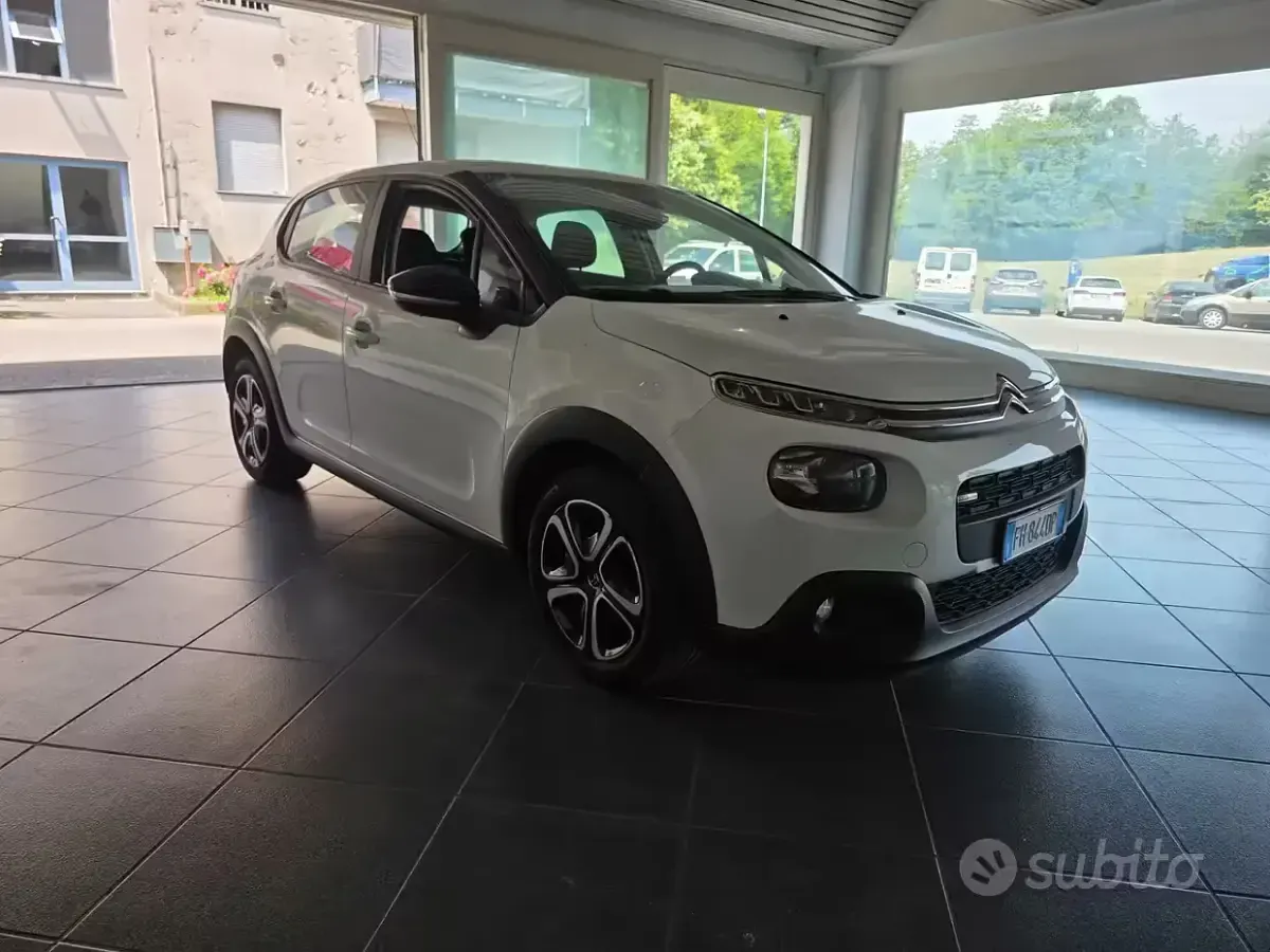 Usata Citroën C3 PureTech 82 CV (60 kW) 2017 Bianco Berlina