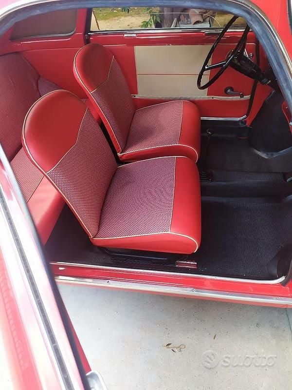 Usata Autobianchi Bianchina 1960 Rosso Utilitaria