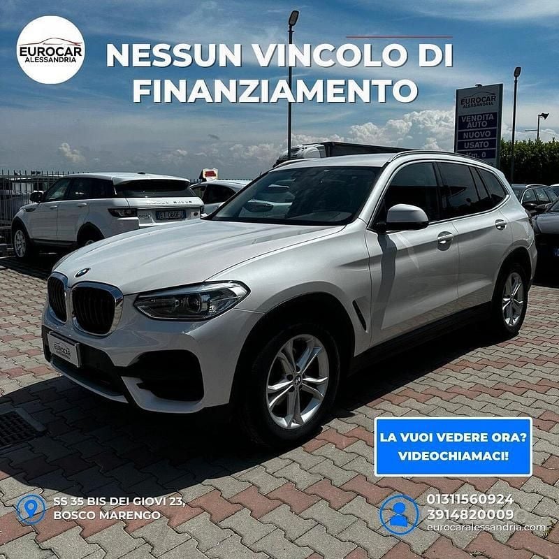 Usata BMW X3 Advantage 190 CV (139 kW) 2019 Bianco SUV
