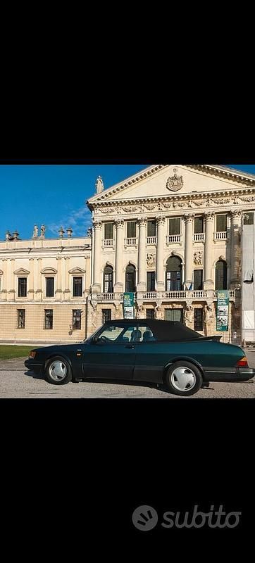 Usata Saab 900 Cabriolet Aero 141 CV (103 kW) 1992 Verde Cabrio
