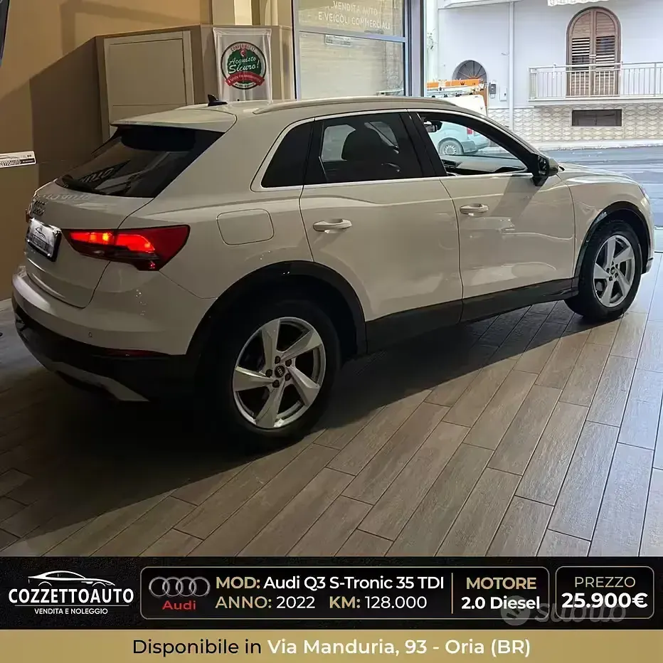 Usata Audi Q3 150 CV (110 kW) 2022 Bianco SUV