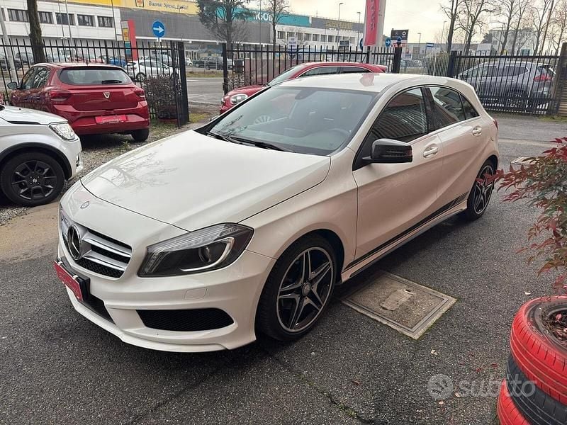 Usata Mercedes A200 Premium 136 CV (100 kW) 2014 Bianco Berlina